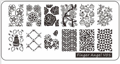 2023 virágos levelek körömbélyegző lemezek 6x12 mm-es levél virágos pillangós vonal nyomtatás stencil körömbélyegző sablonok körömbélyegző eszközök