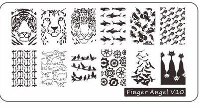 2023 virágos levelek körömbélyegző lemezek 6x12 mm-es levél virágos pillangós vonal nyomtatás stencil körömbélyegző sablonok körömbélyegző eszközök