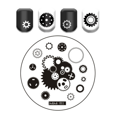 Csipke virág levél körömbélyegző lemezek koponya bohóc körömdíszítő lemez sablon márvány textúra vonal körömdíszítő bélyegzősablon eszközök