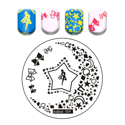 Csipke virág levél körömbélyegző lemezek koponya bohóc körömdíszítő lemez sablon márvány textúra vonal körömdíszítő bélyegzősablon eszközök