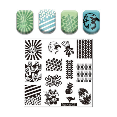 Csipke virág levél körömbélyegző lemezek koponya bohóc körömdíszítő lemez sablon márvány textúra vonal körömdíszítő bélyegzősablon eszközök