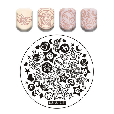 Csipke virág levél körömbélyegző lemezek koponya bohóc körömdíszítő lemez sablon márvány textúra vonal körömdíszítő bélyegzősablon eszközök
