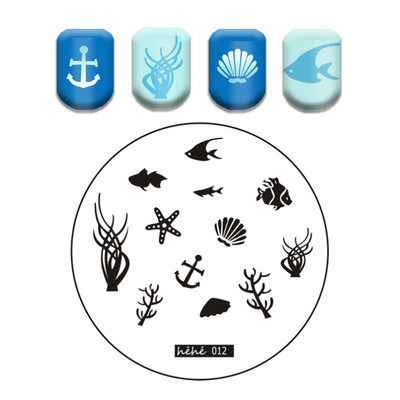 Csipke virág levél körömbélyegző lemezek koponya bohóc körömdíszítő lemez sablon márvány textúra vonal körömdíszítő bélyegzősablon eszközök