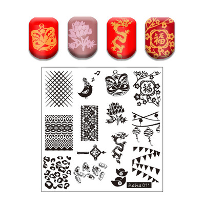 Csipke virág levél körömbélyegző lemezek koponya bohóc körömdíszítő lemez sablon márvány textúra vonal körömdíszítő bélyegzősablon eszközök