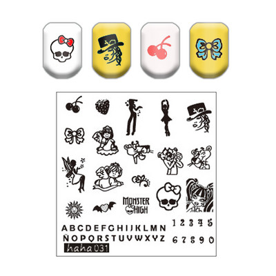 Csipke virág levél körömbélyegző lemezek koponya bohóc körömdíszítő lemez sablon márvány textúra vonal körömdíszítő bélyegzősablon eszközök