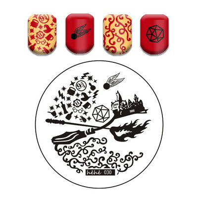 Csipke virág levél körömbélyegző lemezek koponya bohóc körömdíszítő lemez sablon márvány textúra vonal körömdíszítő bélyegzősablon eszközök