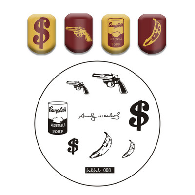 Csipke virág levél körömbélyegző lemezek koponya bohóc körömdíszítő lemez sablon márvány textúra vonal körömdíszítő bélyegzősablon eszközök