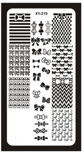 12*6 cm-es körömbélyegző lemezek, körömdíszítő bélyegzőlap kaparó bélyegzővonal alom Virágok Állatok Sablon Sablonok Tervezés Transzfer