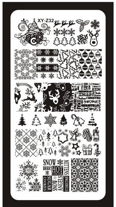 12*6 cm-es körömbélyegző lemezek, körömdíszítő bélyegzőlap kaparó bélyegzővonal alom Virágok Állatok Sablon Sablonok Tervezés Transzfer