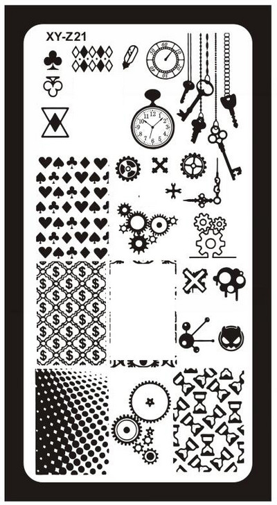 12*6 cm-es körömbélyegző lemezek, körömdíszítő bélyegzőlap kaparó bélyegzővonal alom Virágok Állatok Sablon Sablonok Tervezés Transzfer