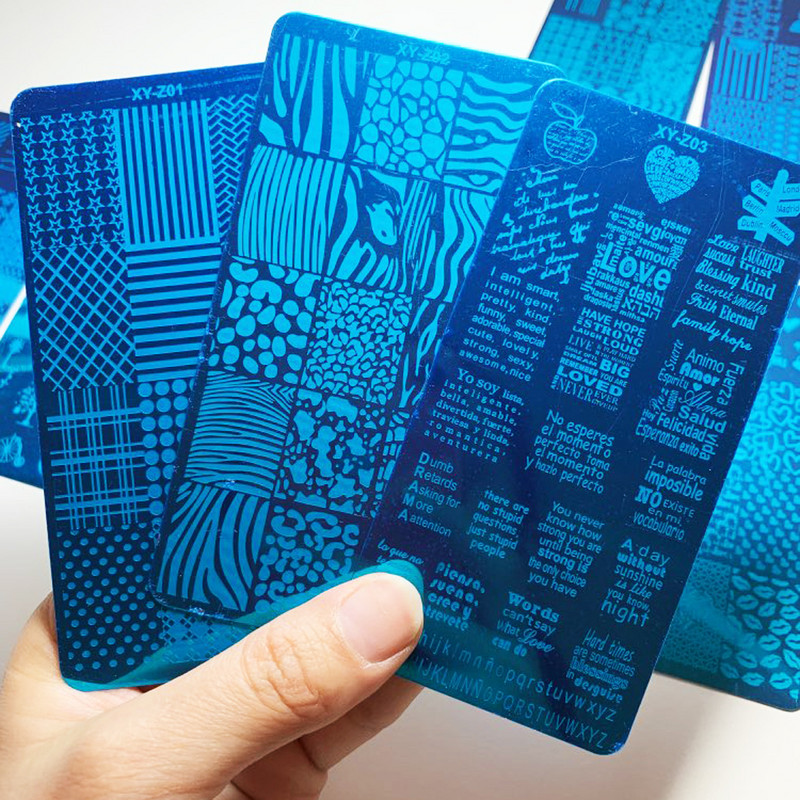 12*6 cm-es körömbélyegző lemezek, körömdíszítő bélyegzőlap kaparó bélyegzővonal alom Virágok Állatok Sablon Sablonok Tervezés Transzfer