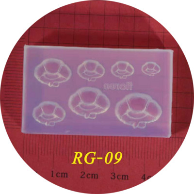 3D-nikerdamine silikoonvormi tembeldamise mall toiduvalmistamise koogi toidumuster DIY UV-geel akrüülkristall RG01-RG24