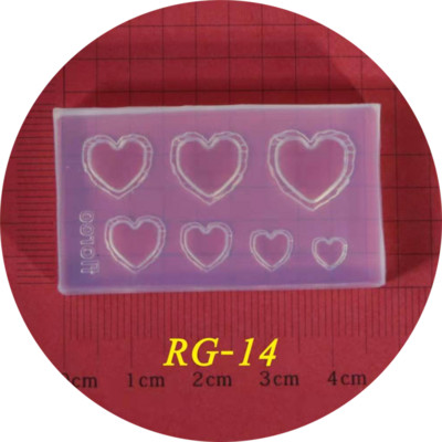 3D-nikerdamine silikoonvormi tembeldamise mall toiduvalmistamise koogi toidumuster DIY UV-geel akrüülkristall RG01-RG24