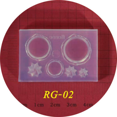 3D-nikerdamine silikoonvormi tembeldamise mall toiduvalmistamise koogi toidumuster DIY UV-geel akrüülkristall RG01-RG24