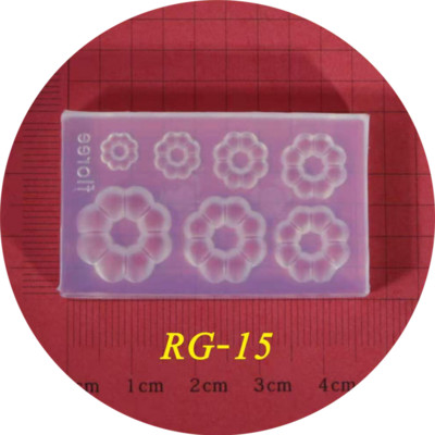 3D-nikerdamine silikoonvormi tembeldamise mall toiduvalmistamise koogi toidumuster DIY UV-geel akrüülkristall RG01-RG24