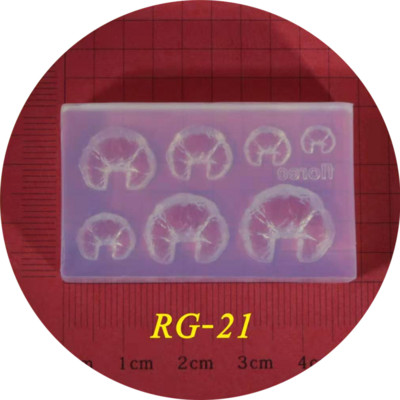 3D-nikerdamine silikoonvormi tembeldamise mall toiduvalmistamise koogi toidumuster DIY UV-geel akrüülkristall RG01-RG24