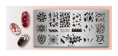 1db Pávatoll körömdíszítő bélyegző lemez Bagoly pillangó kép festés köröm stencil sablonok manikűr körömbélyegző eszközök