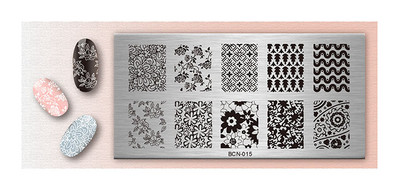 1db Pávatoll körömdíszítő bélyegző lemez Bagoly pillangó kép festés köröm stencil sablonok manikűr körömbélyegző eszközök