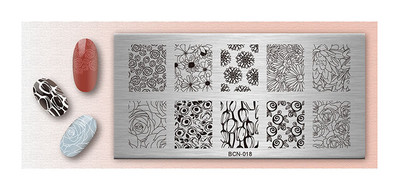 1db Pávatoll körömdíszítő bélyegző lemez Bagoly pillangó kép festés köröm stencil sablonok manikűr körömbélyegző eszközök