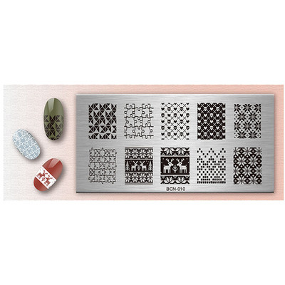 1db Pávatoll körömdíszítő bélyegző lemez Bagoly pillangó kép festés köröm stencil sablonok manikűr körömbélyegző eszközök