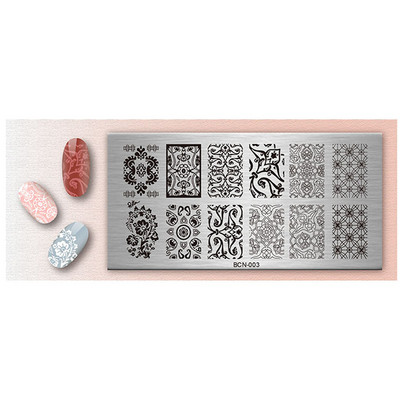 1db Pávatoll körömdíszítő bélyegző lemez Bagoly pillangó kép festés köröm stencil sablonok manikűr körömbélyegző eszközök