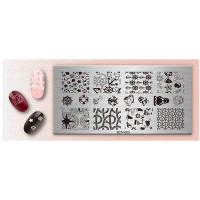 1db Pávatoll körömdíszítő bélyegző lemez Bagoly pillangó kép festés köröm stencil sablonok manikűr körömbélyegző eszközök