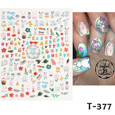 5D dombornyomott körömmatricák virágok madár geometriai vonalak arany keret virágos köröm matricák cseresznyevirág Y2K manikűr dekor GLJI-5D31