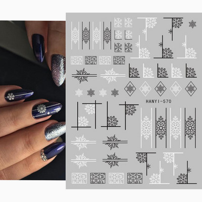 3D körömmatricák karácsonyi hátragasztó körömmatricák hópehely Mikulás körömmatricák körömdíszítéshez manikűr szépség dekoráció