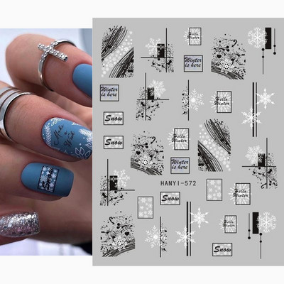 3D körömmatricák karácsonyi hátragasztó körömmatricák hópehely Mikulás körömmatricák körömdíszítéshez manikűr szépség dekoráció