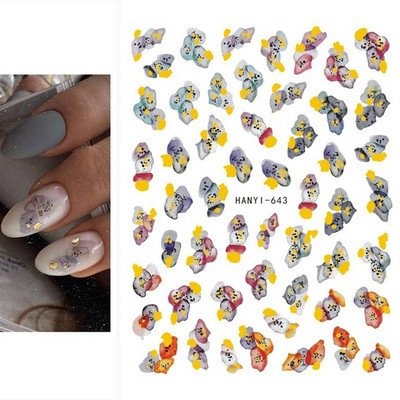 3D körömmatricák karácsonyi hátragasztó körömmatricák hópehely Mikulás körömmatricák körömdíszítéshez manikűr szépség dekoráció