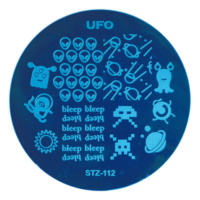 1db Kerek körömdíszítő bélyegző lemezek táskák bőr 5,5 cm-es sablon kép lengyel stenciltartó Tárolótáska köröm barkácseszközök JI1588