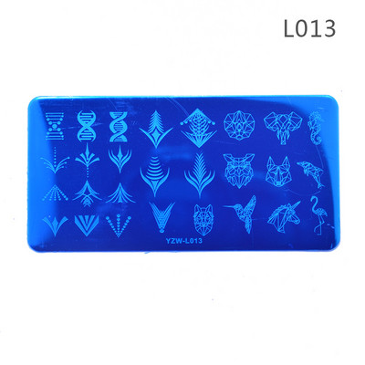 1 db Butterfly acél körömbélyegző lemez viráglevél ékszer kép Geometrikus lengyel stencil körömdíszítő sablon