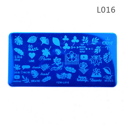 1 db Butterfly acél körömbélyegző lemez viráglevél ékszer kép Geometrikus lengyel stencil körömdíszítő sablon