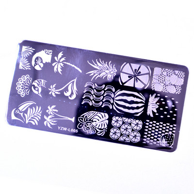 1 db Butterfly acél körömbélyegző lemez viráglevél ékszer kép Geometrikus lengyel stencil körömdíszítő sablon