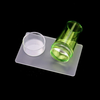 Nails Supplies 3db/szett körömbélyegző kaparó dupla puha gumi Salon Express Polish Stamp ingyenes szállítás