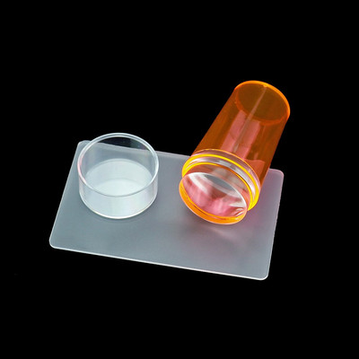 Nails Supplies 3db/szett körömbélyegző kaparó dupla puha gumi Salon Express Polish Stamp ingyenes szállítás