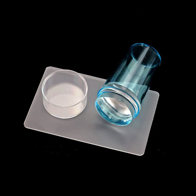 Nails Supplies 3db/szett körömbélyegző kaparó dupla puha gumi Salon Express Polish Stamp ingyenes szállítás