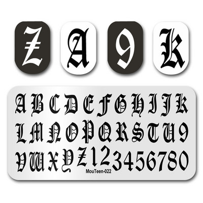 Legújabb Nail Art Stamping MouTeen007 Rajzfilm Monkey Luffy körömbélyegző lemezek Manikűr stencilkészlet körömbélyegzéshez