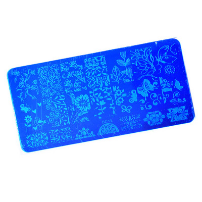 WUF 2023 csipkevirág, állati körömbélyegző lemezek márványképes bélyegzősablonok geometrikus manikűrnyomtató stencileszközök