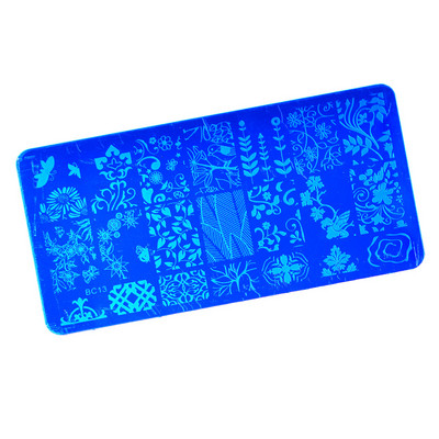 WUF 2023 csipkevirág, állati körömbélyegző lemezek márványképes bélyegzősablonok geometrikus manikűrnyomtató stencileszközök