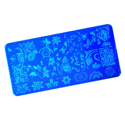 WUF 2023 csipkevirág, állati körömbélyegző lemezek márványképes bélyegzősablonok geometrikus manikűrnyomtató stencileszközök