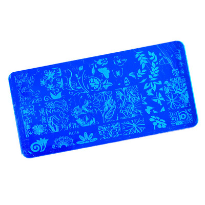 WUF 2023 csipkevirág, állati körömbélyegző lemezek márványképes bélyegzősablonok geometrikus manikűrnyomtató stencileszközök