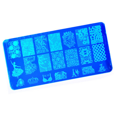 WUF 2023 csipkevirág, állati körömbélyegző lemezek márványképes bélyegzősablonok geometrikus manikűrnyomtató stencileszközök