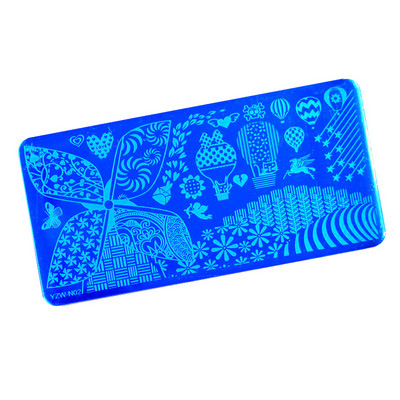 WUF 2023 csipkevirág, állati körömbélyegző lemezek márványképes bélyegzősablonok geometrikus manikűrnyomtató stencileszközök