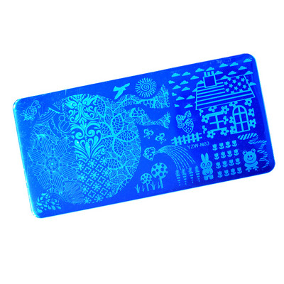 WUF 2023 csipkevirág, állati körömbélyegző lemezek márványképes bélyegzősablonok geometrikus manikűrnyomtató stencileszközök