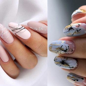 NICOLE DIARY Stripe Line Leaves Nail Stamping Plates Flower Floral Engraving Stamp Templates Пролет Лято Шаблон за печат