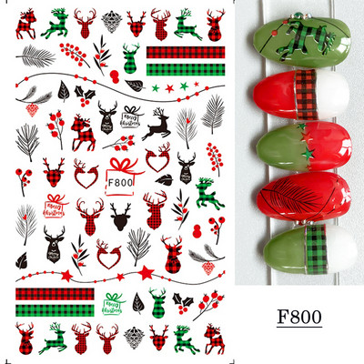 1 lap fekete kígyó 3D körömdíszítő matrica matrica anime szemek rácsok levelek pillangós tapadó lakk csúszkás körömtetoválás JIF792-801