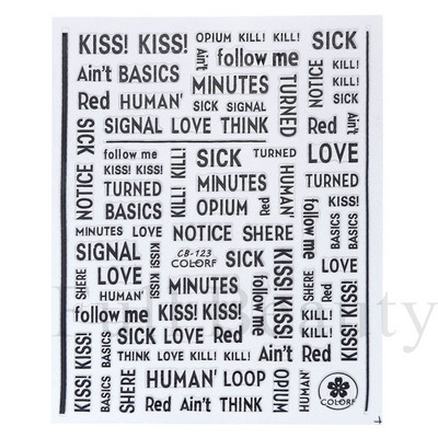 1 lap fekete kígyó 3D körömdíszítő matrica matrica anime szemek rácsok levelek pillangós tapadó lakk csúszkás körömtetoválás JIF792-801