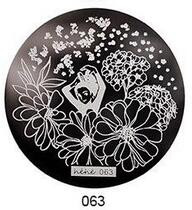 1db körömbélyegzősablon képlemez acél toll/betűs körömbélyegző lemezek manikűrsablon lakk körömbélyegzéshez #80