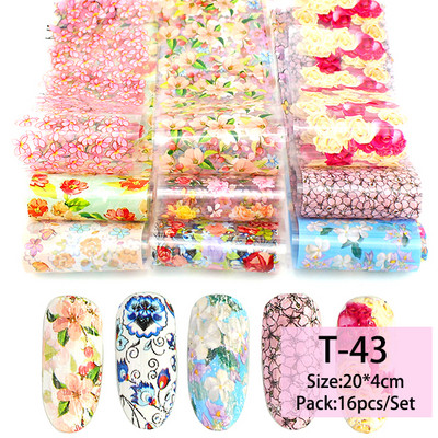 14 db/szett Holografikus fém körömmatrica transzfer fóliák lézeres égbolt papír csillogó kromatikus matricák köröm kiegészítők